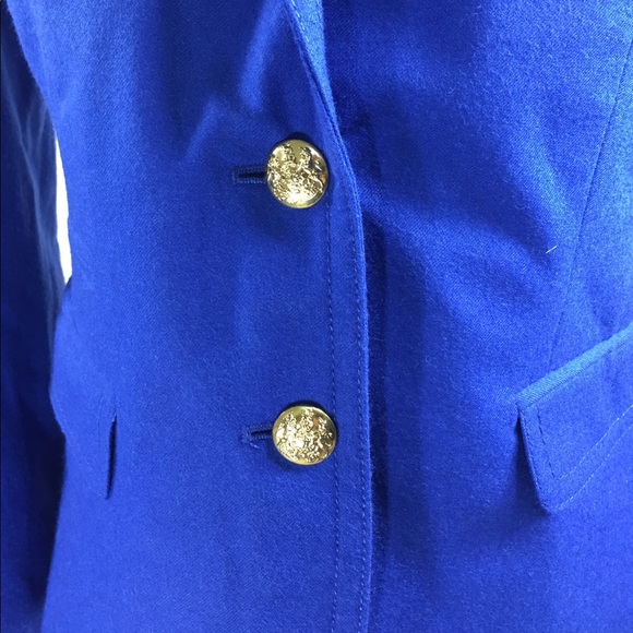 J. Crew School Boy Royal Blue Blazer Size 2 - Picture 3 of 8